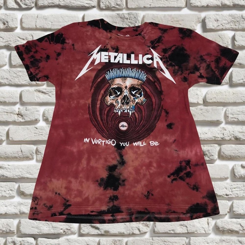 New School Metallica Graphic Tie Dye T-Shirt